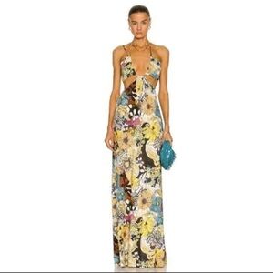Alexis Cassandra Floral Cutout Maxi Dress